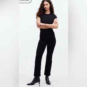 Madewell mid rise kick out jeans